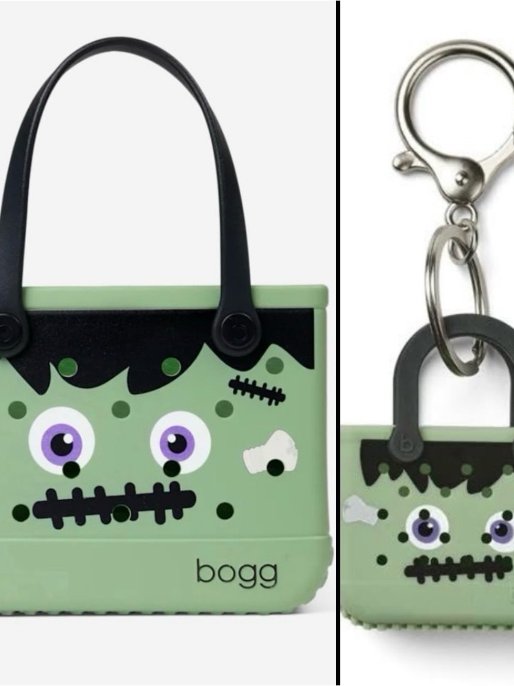 Bogg Bag Bitty Frankenbogg tote / bag charm / SOLD OUT / HARD TO FIND / NEW tags
